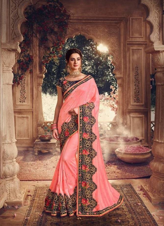 NAKKASHI KATHIKA Latest Fancy Designer Festive And Wedding Wear Stylish Heavy Embroidery Work Silk Saree Collection